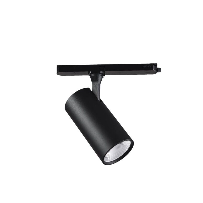 FOCO DE RIEL TRIFÁSICO 38° 35W 4000K NEGRO