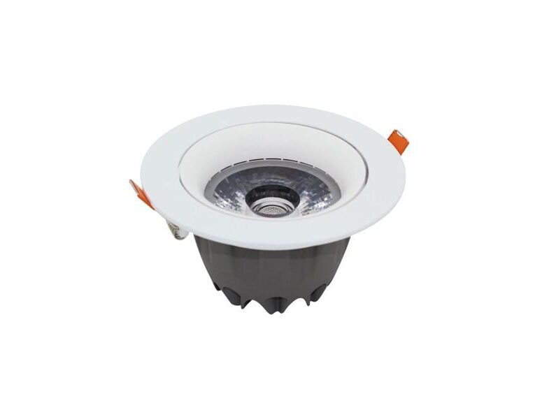Foco embutido downlight dirigible COB 10W 5700K