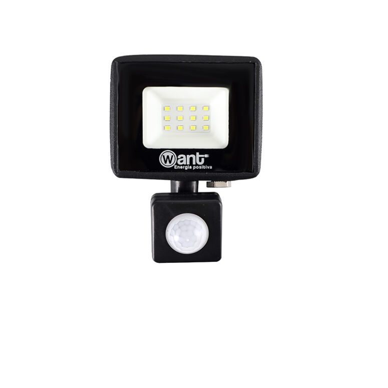 PROYECTOR 10W LED THIN LIGHT CON SENSOR 6000K