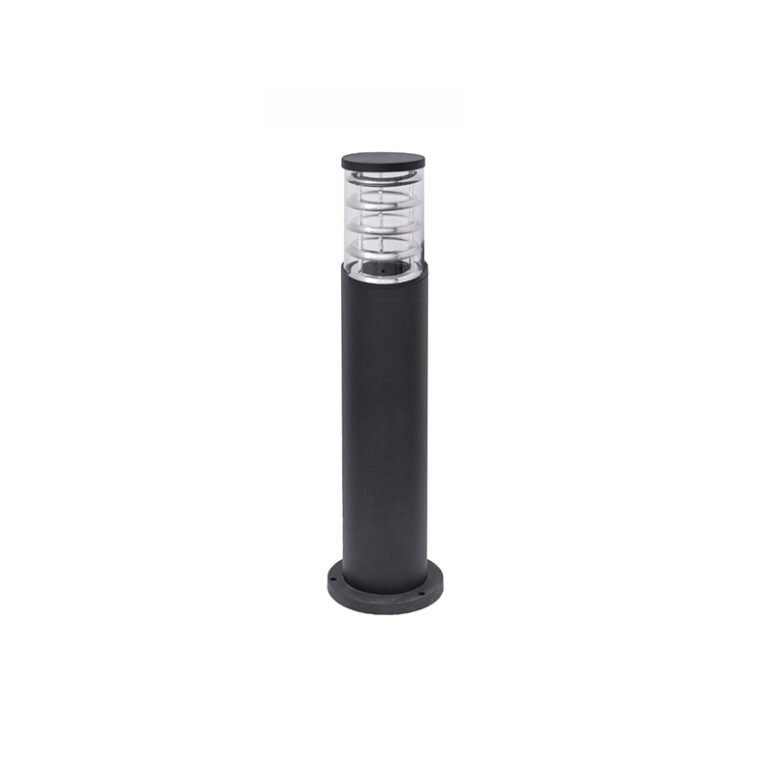 FAROL POSTE 80CM PORTA E27 NEGRO