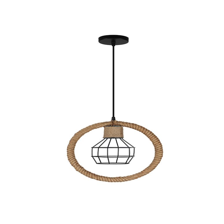 Lámpara colgante circular Rustic
