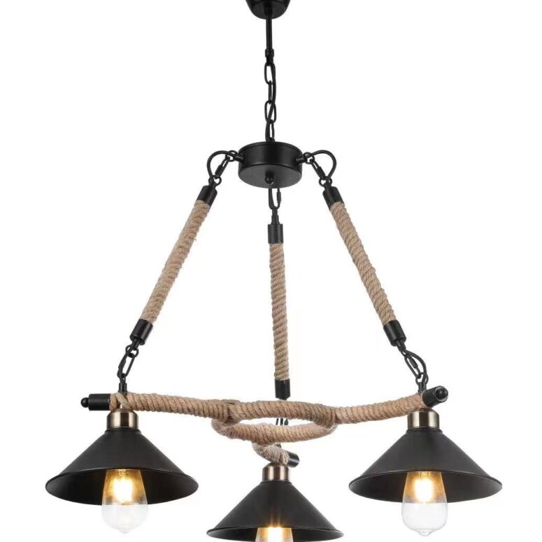 Lámpara colgante Rustic campanas