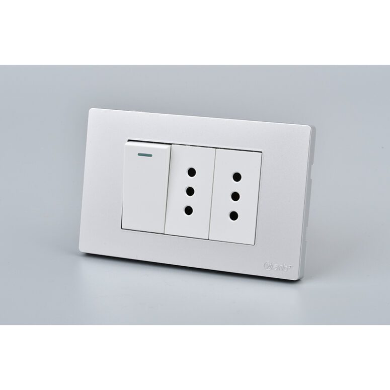 INTERRUPTOR*1 MET 9/12 16A+TOMACORRIENTE*2 10A P+B 10PC