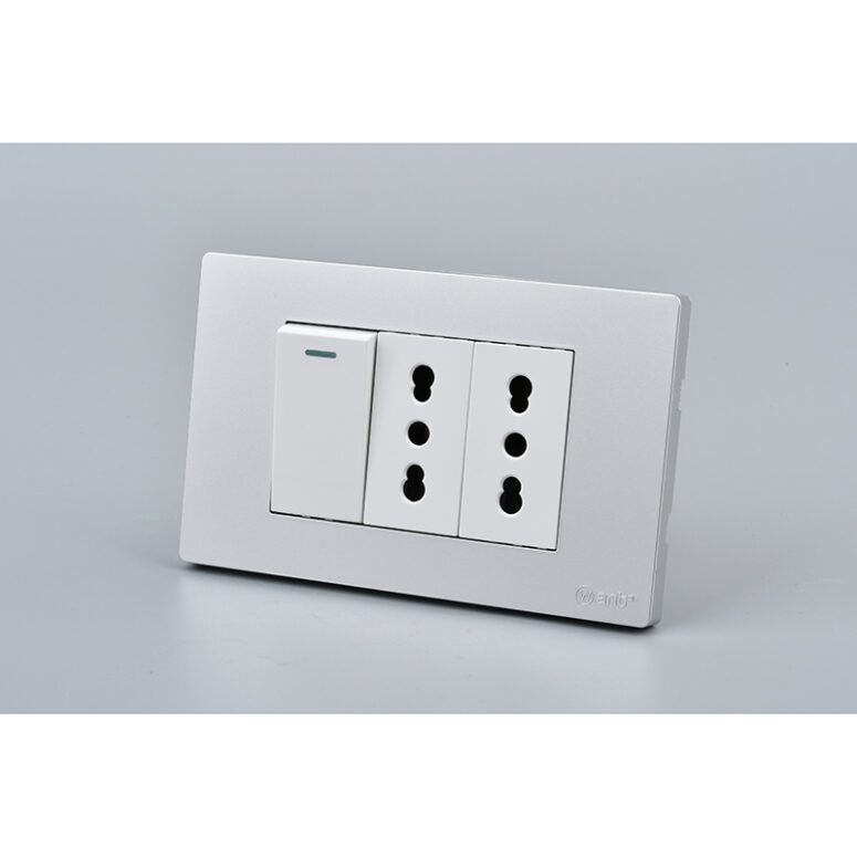 INTERRUPTOR*1 MET 9/12 16A+TOMACORRIENTE*2 16A P+B 10PC