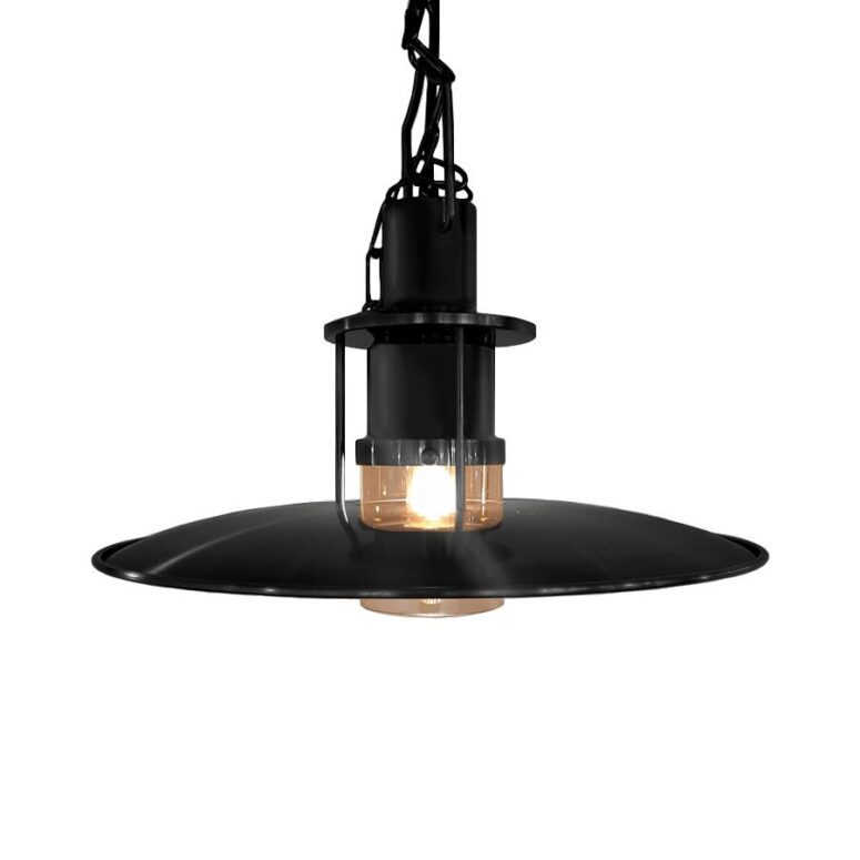 Lámpara colgante Retro Black